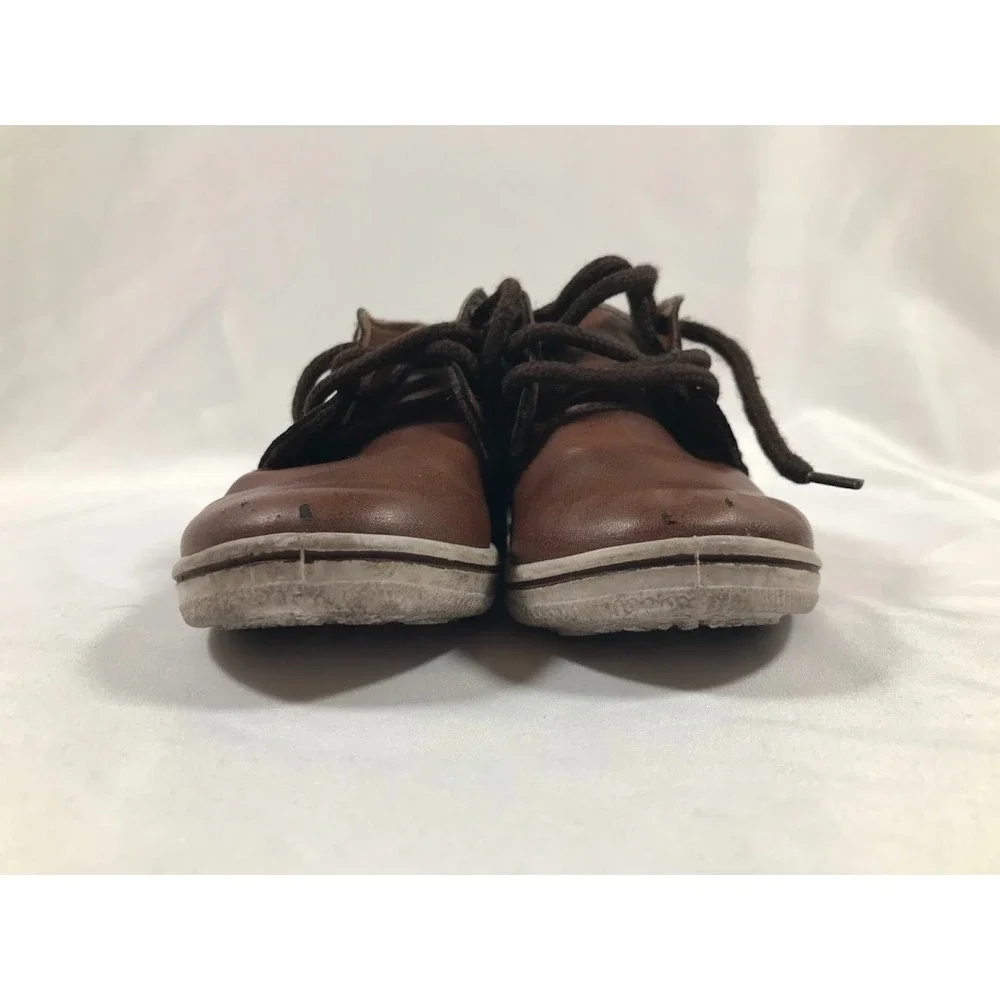 Levis Toddler Boy‎ Booties Brown Low Top Lace-Up 14cm Size US 5 SEE PICTURES